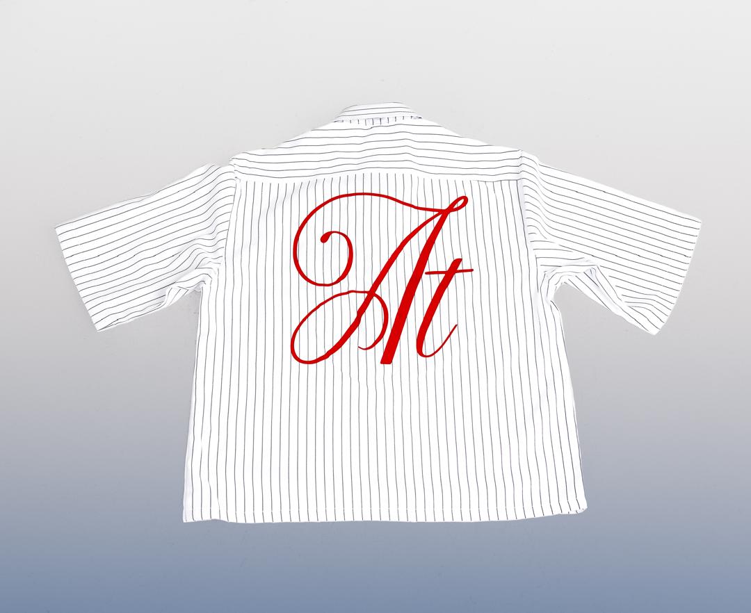 HB Strip White Shirt